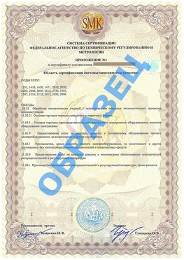 Приложение 1 Сафоново Сертификат ГОСТ РВ 0015-002